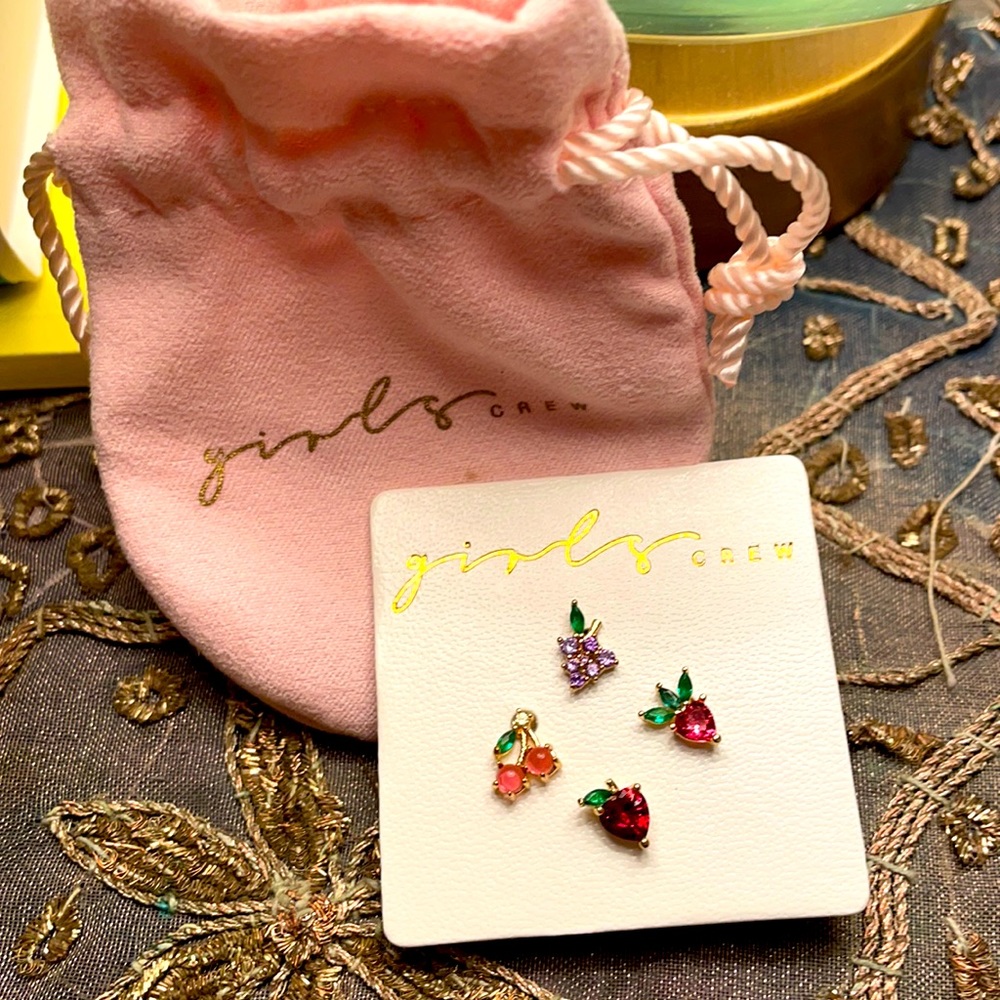Fruit Basket Earring Set by Girls Crew
